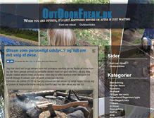 Tablet Screenshot of outdoorfreak.dk